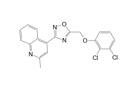 Quinoline, 4-[5-[(2,3-dichlorophenoxy)methyl]-1,2,4-oxadiazol-3-yl]-2-methyl-