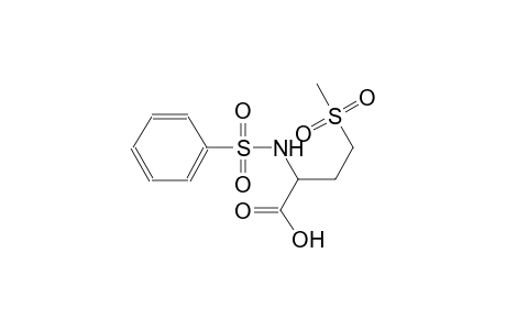 2-(benzenesulfonamido)-4-mesyl-butyric acid