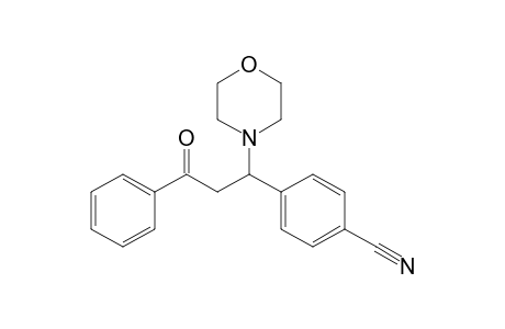 3-(4-Cyano)phenyl-3-morpholino-1-phenylpropan-1-one