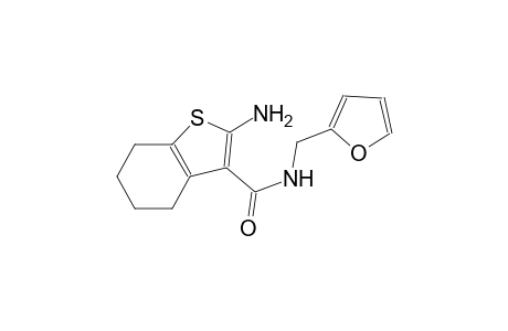 2-amino-N-(2-furylmethyl)-4,5,6,7-tetrahydro-1-benzothiophene-3-carboxamide