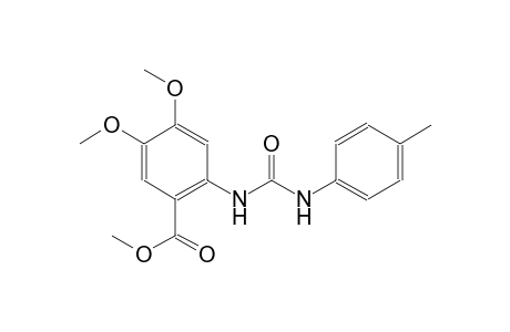 methyl 4,5-dimethoxy-2-[(4-toluidinocarbonyl)amino]benzoate