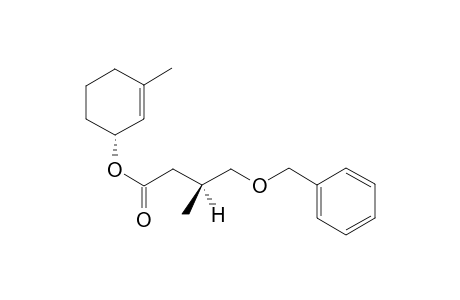 (1R)-3-Methyl-2-cyclohexenyl (3S)-4-Benzyloxy-3-methylbutanoate