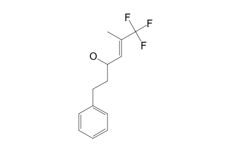 6,6,6-TRIFLUORO-5-METHYL-1-PHENYLHEX-4-EN-3-OL