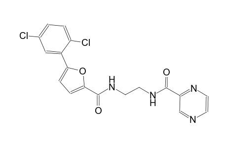 N-(2-{[5-(2,5-dichlorophenyl)-2-furoyl]amino}ethyl)-2-pyrazinecarboxamide