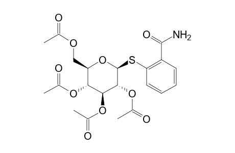 o-[(beta-D-glucopyranosyl)thio]benzamide, tetraacetate(ester)