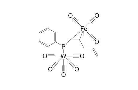 {1-[(Pentacarbonyl-tungsten)-)phenyl-phospha]-4-methylenebutadiene}-(tricarbonyl-iron)