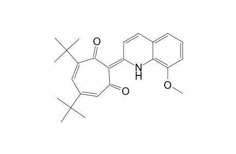 (2E)-4,6-Di(tert-butyl)-2-(8-methoxyquinolin-2(1H)-ylidene)cyclohepta-4,6-diene-1,3-dione