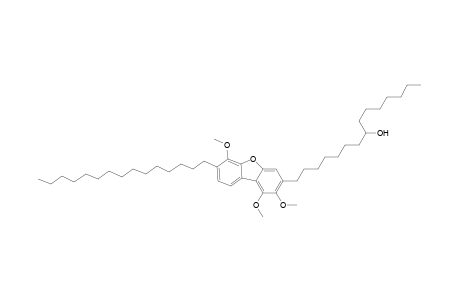 Dibenzofuranoctanol, .alpha.-heptyl-4,?,?-trimethoxypentadecyl-