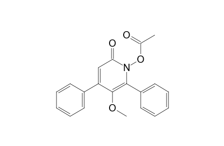 4,6-diphenyl-1-hydroxy-5-methoxy-2(1H)-pyridone, acetate