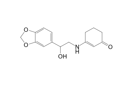 2-Cyclohexen-1-one, 3-[[2-(1,3-benzodioxol-5-yl)-2-hydroxyethyl]amino]-
