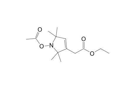N-(Acetoxy)-3-[(ethoxycarbonyl)methyl]-2,2,5,5-tetramethyl-2,5-dihydropyrrol