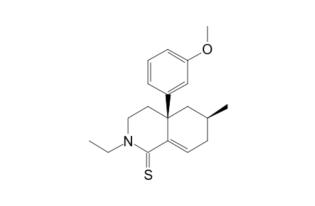 REL-(4AS,6S)-2-ETHYL-4A-(3'-METHOXYPHENYL)-6-METHYL-1,2,3,4,4A,5,6,7-OCATHYDRO-ISOQUINOLINE-1-THIONE