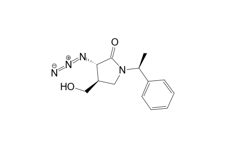 (3S,4R,1'S)-3-Azido-4-hydroxymethyl-1-(1'-phenylethyl)pyrrolidin-2-one