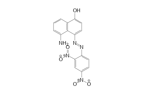1-Naphthalenol, 5-amino-4-[2-(2,4-dinitrophenyl)diazenyl]-
