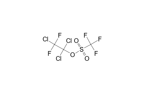 trifluoromethanesulfonic acid (1,1,2-trichloro-2,2-difluoro-ethyl) ester