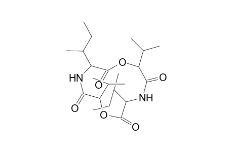 Cyclic(D-alloisoleucyl-L-.alpha.-hydroxyisovaleryl-L-isoleucyl-L-.alpha.-hydroxyisovaleryl)