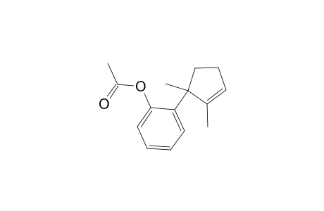Phenol, 2-(1,2-dimethyl-2-cyclopenten-1-yl)-, acetate