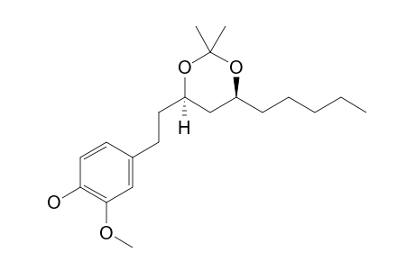(3R,5S)-4'-HYDROXY-1-(3'-METHOXYPHENYL)-3,5-ISOPROPYLENEDIOXY-DECANE