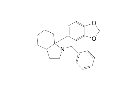 1-Benzyl-7a-(3',4'-methylenedioxyphenyl)-octahydroindole