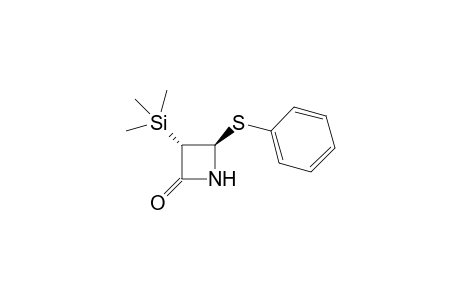 (3S,4R)-4-Thiophenyl-3-(trimethylsilyl)-2-azetidinone