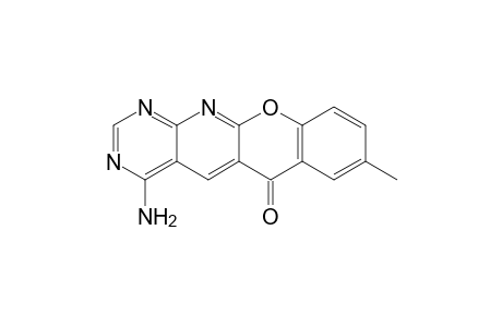 4-Amino-8-methyl-6H-chromeno[3',2':5,6]pyrido[2,3-d]pyrimidin-6-one