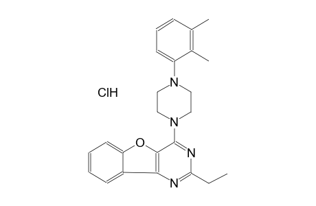 4-[4-(2,3-dimethylphenyl)-1-piperazinyl]-2-ethyl[1]benzofuro[3,2-d]pyrimidine hydrochloride