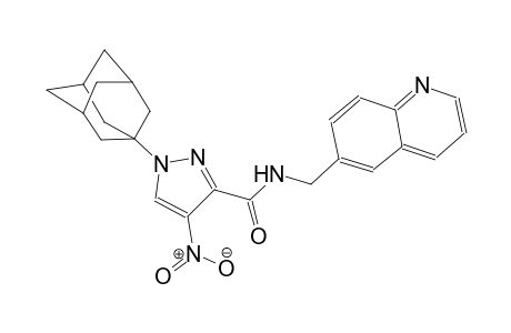 1-(1-adamantyl)-4-nitro-N-(6-quinolinylmethyl)-1H-pyrazole-3-carboxamide