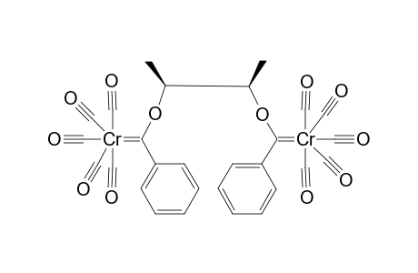 meso-2,3-butanediolbis[phenylcarbene(pentacarbonyl)chromium] complex