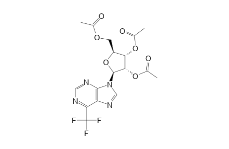 2',3',5'-TRI-O-ACETYL-6-(TRIFLUOROMETHYL)-9-(BETA-D-RIBOFURANOSYL)-PURINE
