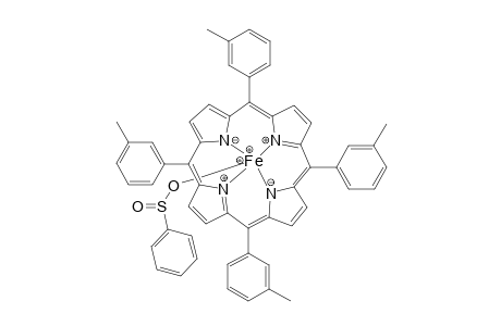 Iron, (benzenesulfinato-O)[5,10,15,20-tetrakis(4-methylphenyl)-21H,23H-porphinato(2-)-N21,N22,N23,N24]-, (SP-5-12)-