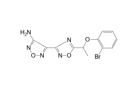 1,2,5-Oxadiazol-3-amine, 4-[5-[1-(2-bromophenoxy)ethyl]-1,2,4-oxadiazol-3-yl]-