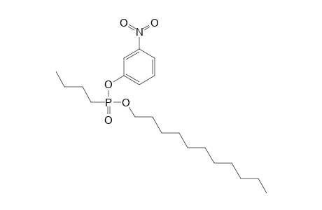 Butylphosphonic acid, 3-nitrophenyl undecyl ester