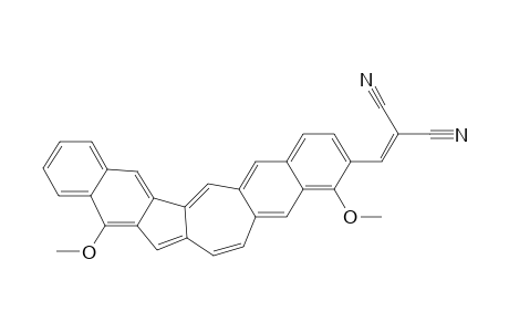 (5,16-dimethoxydinaphtho[2,3-a:2',3'-g]azulene-15-ylmethylene)propanedinitrile