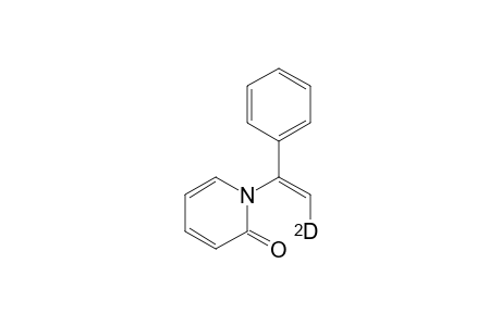 2(1H)-Pyridinone, 1-(1-phenylethenyl-2-d)-, (Z)-