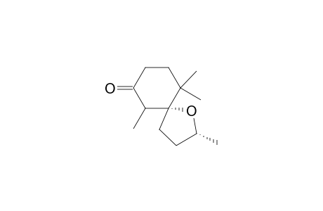 1-Oxaspiro[4.5]decan-7-one, 2,6,10,10-tetramethyl-, [2R-[2.alpha.,5.beta.(R*)]]-