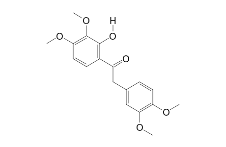 2-(3,4-dimethoxyphenyl)-1-(2-hydroxy-3,4-dimethoxyphenyl)ethanone