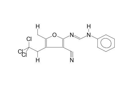 (E)-N2-5-METHYL-4-(2,2,2-TRICHLOROETHYL)-3-CYANOFUR-2-YL-N1-PHENYLFORMAMIDINE (ISOMER 1)