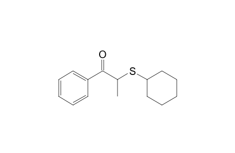 .alpha.-(Cyclohexylthio)propiophenone