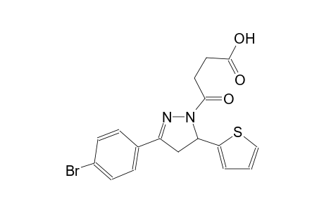 4-[3-(4-bromophenyl)-5-(2-thienyl)-4,5-dihydro-1H-pyrazol-1-yl]-4-oxobutanoic acid