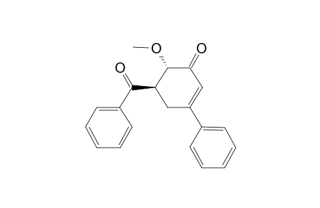 (5R*,6S*)-6-Methoxy-3-phenyl-5-benzoylcyclohex-2-en-1-one