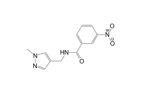 N-[(1-methyl-1H-pyrazol-4-yl)methyl]-3-nitrobenzamide
