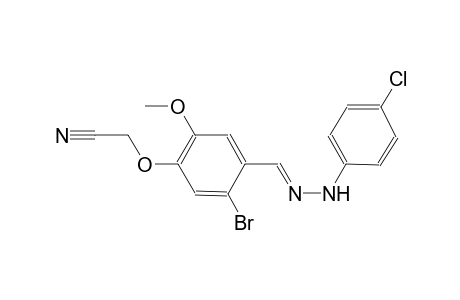 (5-bromo-4-{(E)-[(4-chlorophenyl)hydrazono]methyl}-2-methoxyphenoxy)acetonitrile