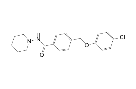 4-[(4-chlorophenoxy)methyl]-N-(1-piperidinyl)benzamide