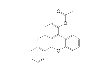 2-Acetoxy-2'-(benzyloxy)-5-iodobiphenyl