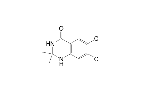 6,7-Dichloro-1,2-dihydro-2,2-dimethyl-4(3H)-quinazolinone