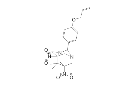 2-[4-(allyloxy)phenyl]-6,6-dimethyl-5,7-dinitro-1,3-diazatricyclo[3.3.1.1~3,7~]decane