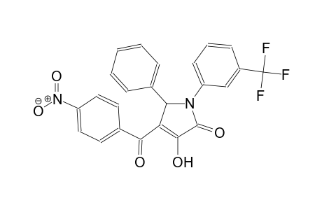 3-hydroxy-4-(4-nitrobenzoyl)-5-phenyl-1-[3-(trifluoromethyl)phenyl]-1,5-dihydro-2H-pyrrol-2-one