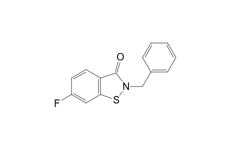 1,2-Benzisothiazol-3(2H)-one, 6-fluoro-2-(phenylmethyl)-