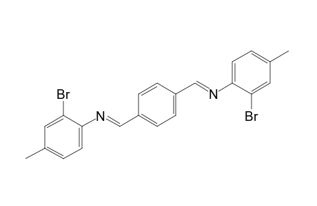 N,N'-(p-phenylenedimethylidyne)bis[2-bromo-p-toluidine]