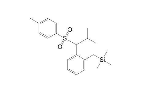 Trimethyl[o-[2-methyl-1-(p-tolylsulfonyl)propyl]benzyl]silane